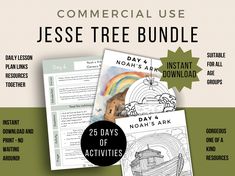 the jesus tree bundle includes 25 days of activities