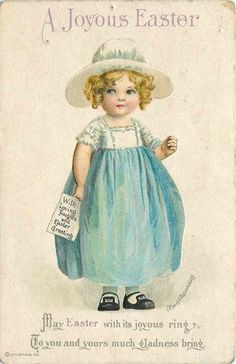 . Vintage Easter Images, Images Victoriennes, Postal Vintage