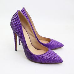 Shop Purple Snakeskin Prints Stiletto High Heel Pumps Pointed Toe Party Shoes with 4 inch Heels color Purple for Beach, Date, Going out, Party with worldwide Free shipping & Free return. Party Shoes Heels, Beach Date, Pointed Toe Heels, Snakeskin Print, 4 Inch Heels, Sling Back, High Heels Stilettos, Heel Pumps, Party Shoes