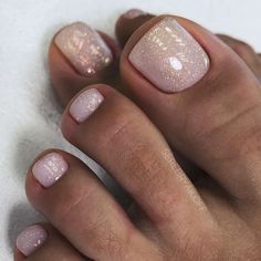 Wedding Toe Nails, Pretty Toe Nails, Cute Toe Nails, Summer Toe Nails, Hair Skin Nails