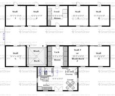 the floor plan for a two story house