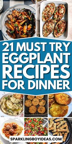 Eggplant recipes are versatile and delicious. Try easy eggplant dishes like baked eggplant, grilled eggplant, or stuffed eggplant for healthy family meals. Explore vegan eggplant recipes, eggplant parmesan, and roasted eggplant dishes. Create flavorful eggplant appetizers, eggplant salad, and eggplant pasta. Make comforting eggplant casseroles, eggplant lasagna, and Mediterranean eggplant recipes. Experiment with eggplant dip, eggplant side dishes, and eggplant soups. Vegetarian Recipes With Eggplant, Eggplant And Sausage Recipes, How To Make Eggplant, Eggplants Recipe, Recipes For Eggplant, Eggplant Dinner Recipes, Greek Eggplant Recipes