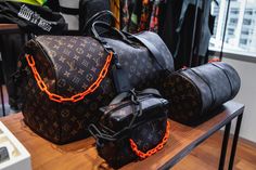 Virgil Abloh Louis Vuitton Spring Summer 2019 Collection Price List Louis Vuitton Virgil Abloh, Virgil Abloh Louis Vuitton, Sneakers Luxury, Louis Vuitton Collection, Dope Fashion, Come Here, 350 V2, Monogram Bag, Orange Bag