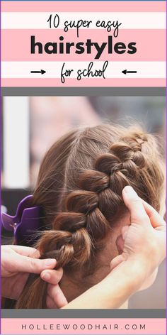 Do you want the perfect new back-to-school hairstyle? Whether you're looking for back-to-school hairstyles for girls, teens, or any length of hair, this step-by-step hair inspiration guide will help you find some ridiculously cute and easy hairstyles for school! #Hairstyles #BackToSchool #BackToSchoolHair #SchoolHair Girls First Day Of School Hairstyles, Current Hair Color Trends 2023, Billie Hairstyles, Teen Hairstyles Girls Easy, Middle School Hair, School Photo Hairstyles, Teen Hair Styles, Hairstyles For Medium Length Hair For School