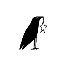 Primitive Crow, Black Bird, Rubber Stamp, Tattoo Ideas, Stamp, Tattoos, Black