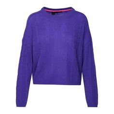 Braided Sweater, Short Fit, Ribbed Crew Neck, Dropped Shoulders, Slightly Wide Sleeves, Thin Ribbed Trims Size Type: Int Material: 100% Kashmir Sku: Lun-61020amethyst/Day Glo Welcome To The Official Luosophy Poshmark Closet! Luosophy Is A Luxury Brand Reselling Company Founded In San Diego, Ca From 2016. All Our Products Are Imported From Italy And Sold In The Usa. We Do Our Best To Provide High Fashion, Luxury Items At Affordable Prices. We Guarantee All Our Products Are 100% Authentic. Shop Wi Braided Sweater, Funnel Neck Sweater, Cashmere Sweater Women, Cashmere Color, Spring Sweater, Knit Turtleneck Sweater, Beige Sweater, Cashmere Cardigan, Wide Sleeves