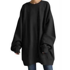 Holiday Fitness, Mystic Mountain, Oversized Black Sweater, Outfit Oversize, Oc Outfits, Full Sleeve Tshirt, Future Wardrobe, Family Party, Blouse Tops