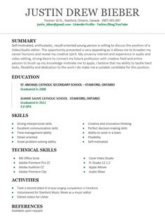 a professional resume for students with no work experience