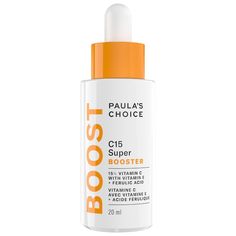 C15 Vitamin C Super Booster - Paula's Choice | Sephora Paula's Choice, Paulas Choice, Brighten Skin, Face Serum, Face Skin, Dark Spots, 15 Minutes, Vitamin C