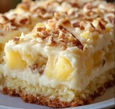 Hawaiian Coconut Poke Cake, Tropical Cream Pie, Desserts With Pineapple Recipes, Hawaiian Fruit Cake, Traditional Hawaiian Desserts, Hawaiian Delight Dessert, Fruit Cakes Recipes, Pineapple Caramel Cake, No Bake Pineapple Cream Dessert