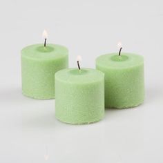 Richland Votive Candles Green Vanilla Lime Scented 10 Hour Set of 72 Bouquet Succulent, Glass Votive Candle Holders, Green Candle, Glass Jar Candles, Votive Holder, Glass Votive, Colorful Candles, Candle Holder Set, Votive Candle Holders