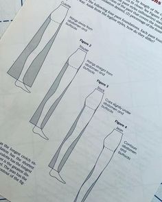 the diagram shows how to use scissors for sewing