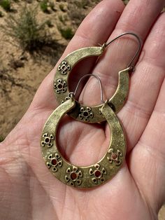 Boho Brass and silver hoop earrings  About 2 inches Silver Hoops, Silver Hoop Earrings, Vintage Brass, Jewelry Earrings Dangle, Etsy Earrings, Dangle Drop Earrings, Dangle Earrings, Etsy Accessories, Jewelry Earrings