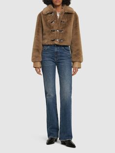 Rotate Birger Christensen, Birger Christensen, Casual Jackets, Faux Fur Jacket, Fur Jacket, Casual Jacket, Faux Fur, How To Wear