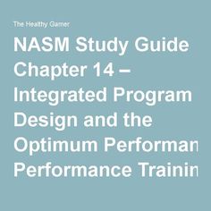 an image of the cover of a book with text that reads, nasm study guide