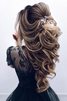 Ombre Wedding, Long Hair Wedding Styles, Prom Hairstyles For Long Hair, Wedding Hair Inspiration, Wedding Hairstyles For Long Hair, Hair Vine, Twist Hairstyles, Bride Hairstyles