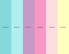 an image of different colors that are in the same color scheme, each with their own name