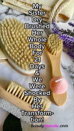 How To Dry Brush, Benefits Of Dry Brushing, Dry Brushing Skin, Lymph Massage, Dry Body Brushing, Skin Brushing, Dry Brush, Natural Beauty Tips, Body Brushing