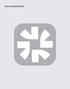 the icon for an app with arrows pointing in different directions, on a gray background