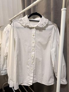 Vintage Piece Good Condition Vintage White Dress, White Vintage Dress, White Cotton Shirt, White Button Down Shirt, Dress Designer, Vintage Shirt, Classic White, Vintage Shirts, White Shirt