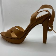 Adorable Sergio Rossi 4 1/2” Heels. Brand New, Never Worn. Price Tags Listed On Box. Duster Bag And Shoe Box Included. If You Don’t Want The Shoe Box, Please Let Me Know. Size 36 Open To Offers Luxury Ankle Strap Heels For Work, Elegant Brown Sandals With 4-inch Heel, Elegant Calf Leather Sandals With 4-inch Heel, Open Toe Calf Leather Heels With 4-inch Heel, Luxury Brown Heels With Wrapped Heel, Beige Calf Leather Heels With Padded Heel, Designer Formal Sandals With 4-inch Heel, Chic Leather Ankle Strap Heels, Luxury Heels With Heel Strap For Office