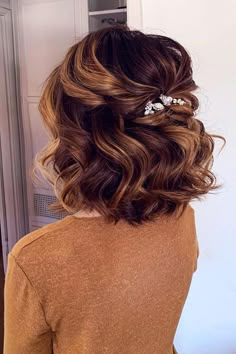 Mother Of The Groom Hairstyles, Wedding Hairstyles For Medium Hair, Remarried Empress, Prom Hairstyles For Short Hair, Wedding Guest Hairstyles, Peinados Fáciles Para Cabello Corto, Wedding Hair Inspiration, Short Wedding Hair