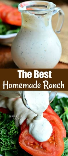 the best homemade ranch dressing recipe