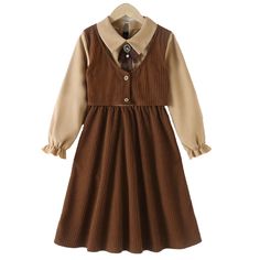 Girl Material, Collarless Shirt, Baby Boutique Clothing, Preppy Dresses, Clothing Cute, Suspender Skirt, Stylish Sweaters, Corduroy Dress, Fashion For Kids