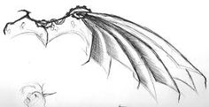 a black and white drawing of a heart shaped dragon with wings flying over it's head