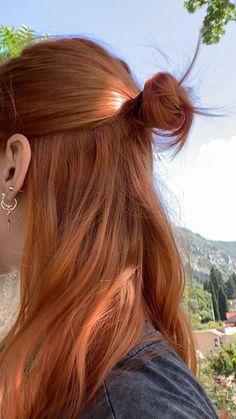 Cheveux Oranges, Hair Color Orange, Hair Color Auburn, Red Hair Color, Hair Inspiration Color