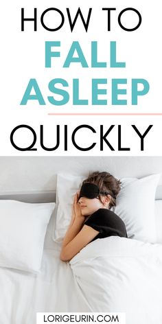 Find out how to fall asleep quickly at night with these 16 sleep tips. Natural insomnia remedies are perfect for falling asleep and staying asleep naturally. #sleeptips #howtosleepbetter #howtofallasleepfast #sleep How To Get Sleepy, Natural Insomnia Remedies, Beauty Diet