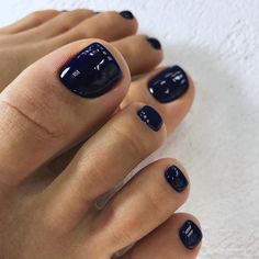 Blue Toe Nails, Nail Designs Easy Diy, Pedicure Designs Toenails, Trends Nails, Nagellack Trends