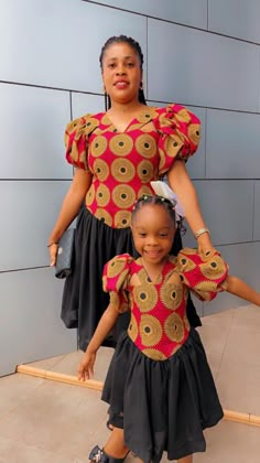 Ankara dress style Mum And Daughter Ankara Styles, Ankara Styles For Mother And Daughter, Ankara Dress For Mothers, Ankara Kids Dress Styles, Kids Ankara Gown Styles, Ankara Gown For Kids, Ankara Dress Style, Mum And Daughter