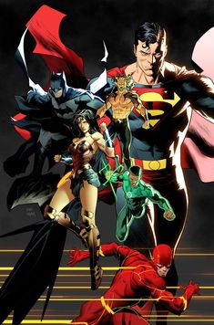 an image of the dc comics characters