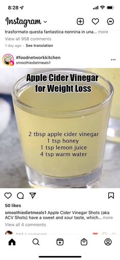 Apple Cider Vinegar Shot, Appitite Supresser, Apple Cider Vinegar Shots Recipe, Apple Cider Shots, Acv Shots Recipe, Healthy Shots Detox Health, Vinegar Diet, Apple Cider Vinegar Drink Recipes, Apple Cider Vinegar Shots