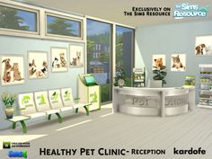 an image of a pet clinic reception area