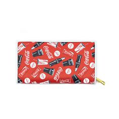 Coca-Cola Icons Wallet Vintage Advertising Art, Fun Wallets, Red Wallet