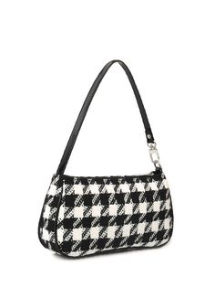 Bag For Love - Plaid Pattern Baguette Bag - Women Shoulder Bags Product Description Color Black and White Pattern Type Houndstooth Quantity 1 piece Type Baguette Bag Coating 100% Polyurethane Composition 100% Polyester Material Tweed Size Chart INCH CM Size Bag Width Bag Height Bag Length one-size 2 4.7 9.1 Size Bag Width Bag Height Bag Length one-size 5 12 23 Similar Products h2 { text-align: center; } .red-box { width: 100%; display: flex; flex-direction: row; flex-wrap: wrap; justify-content: Tiny Purses, Cute Suitcases, Baguette Bag, White Houndstooth, Mini Handbags, Mini Purse, Online Bags