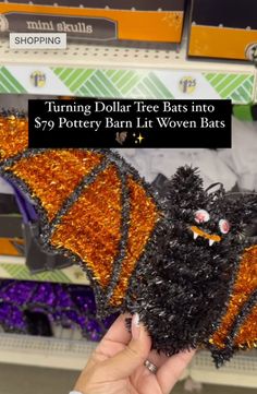 Happy Halloween Gif, Pottery Barn Halloween, Halloween Party Appetizers, Halloween Bat Decorations, Halloween Outside, Dollar Tree Pumpkins, Halloween Deco Mesh, Dollar Store Halloween, Nightmare Before Christmas Halloween