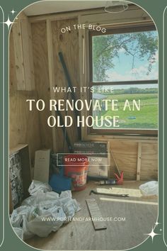 Click here to read about what it’s like to renovate an old house by ourselves! Restoring Farmhouse, 200 Year Old House, Old Home Renovation Ideas, Restoring Old Farmhouse, Old Farmhouse Renovation Ideas, Updating An Old House, Restore Old House, Restoring A Victorian Home, Fixing Up An Old House