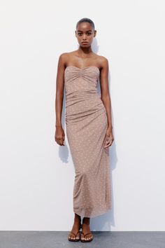 Shop Summer Must-Haves With Zara Summer Sale 2024 Zara Summer Dress, Trendy Dresses Summer, Zara Summer, Statement Blouse, Swimsuit Sale, Strapless Midi Dress, Sequin Tank Tops, Swimsuits Halter