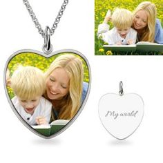 Custom Stainless Steel Photo Dog Tag Keychain/Necklace Keychain Necklace, Anniversary Necklace, Picture Necklace, Heart Photo, Photo Pendant, Photo Necklace, Kids Necklace, Mothers Necklace, Charm Necklaces