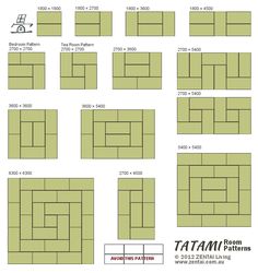 an image of tennis court layouts in various sizes and colors on a white background