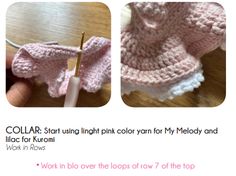 the instructions for crochet baby booties are shown