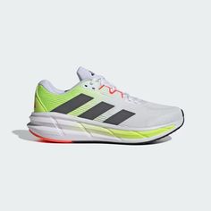 adidas Questar 3 Running Shoes - White | Free Shipping with adiClub | adidas US Green Trainers, Adidas Sneakers Women, Adidas Running Shoes, Adidas Running, Sports Footwear, White Adidas