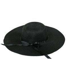 Go about your day in comfort and style with this natural and black hat. This floppy hat has a wide brim to offer your eyes, skin and hair plenty of protection from sun, all while keeping you incredibly chic. Pair with a fun dress for a stylish summer look. Details & Care: 100% paper Head Circumference: 23″ Crown Height: 4″ Brim Width: 5″ Hand wash cold, Dry flat Trendy Summer Hats For Picnic, Chic Fedora For Kentucky Derby At The Beach, Chic Fedora For Kentucky Derby Beach Day, Chic Fedora For Beach And Kentucky Derby, Wide Brim Hat For Picnic Vacation, Trendy Brimmed Boater Hat For Beach Season, Summer Boater Hat With Flat Brim For Sunbathing, Wide Brim Boater Hat For Picnic, Summer Wide Brim Boater Hat For Picnic