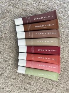 8 different shades and flavors Bday Stuff, Dream Vanity, Summer Friday, Preppy Makeup, Hairstyle Examples, Makeup Bag Essentials, Sephora Skin Care, Skincare Inspiration, Girlie Girl