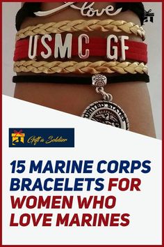 You can find a great gift for any woman that is in love with a Marine with this pin. Included in this list are 15 different bracelets that have been found to be the best. Some are very pretty, and some are more masculine. #gifts #bracelets #marines Masculine Gifts, Marine Corps Mom, Gifts Bracelets, Marine Gifts, Marines Girlfriend, Grandma Bracelet, Marine Wife, Marine Mom