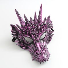 Halloween Horror Dragon Mask Scary Dragon Mask with Elastic Strap for Party Cosplay Collection Japanese Dragon Mask, Gothic Masks For Cosplay Carnival, Dragon Skull Mask, Eva Foam Dragon Mask, Dragon Felt Mask, Dragon Mask, Dragon Face, Halloween Carnival, Halloween Masks