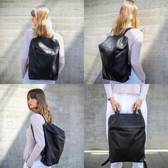 #bagspurses #backpacks #leatherbackpack #laptopbag #leathersatchel #backpackbag #blackleatherbag #womenbackpack #womenrucksack #leathertravelbag #blackbackpack #leatherbag #backpackleather #backpackwomen #backpackpurse Soft Leather Backpack For On-the-go, On-the-go Soft Leather Standard Backpack, Leather Everyday Backpack, Everyday Leather Backpack, Soft Leather Softback Backpack For On-the-go, Versatile Large Capacity Leather Backpack For Everyday, Functional Leather Backpack For Everyday Use, Softback Soft Leather Backpack For Daily Use, Functional Leather Softback Backpack For Daily Use